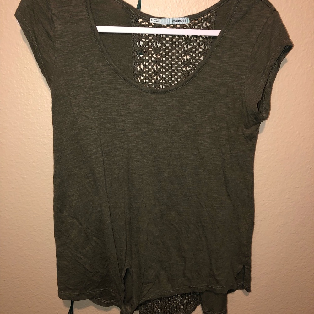 Army Green Blouse